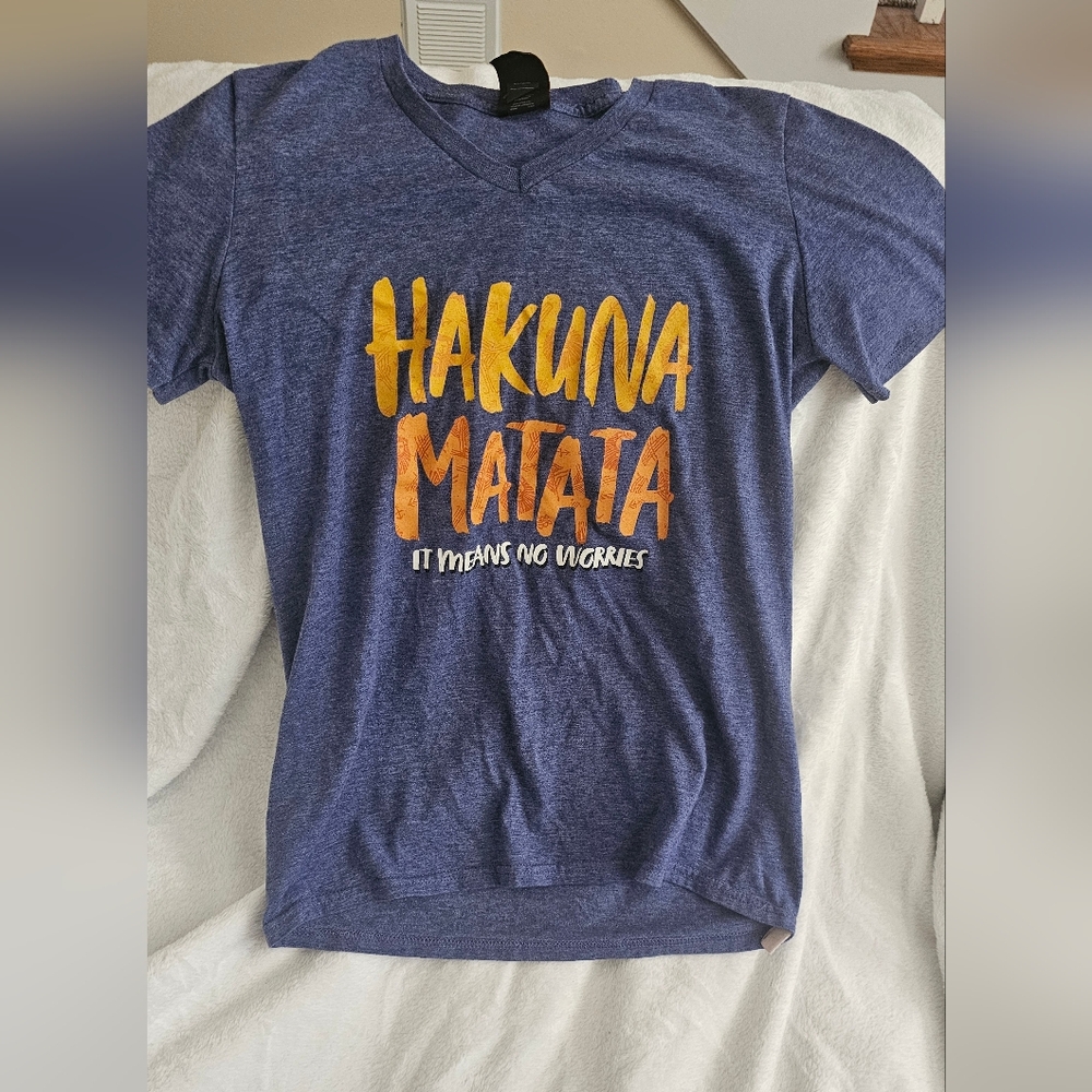 Adidas Blue T-Shirt with Lion King Logo